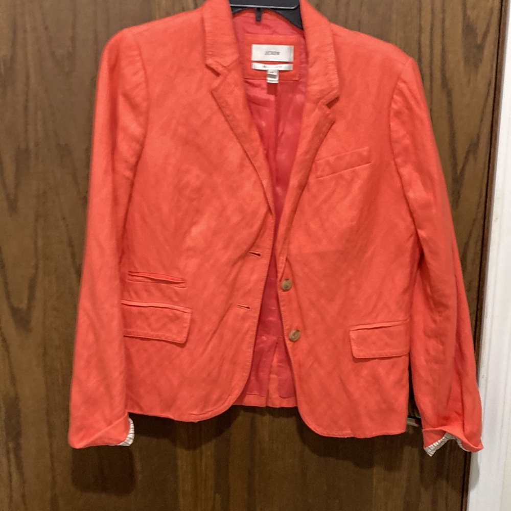 J Crew classic Schoolboy linen style blazer
